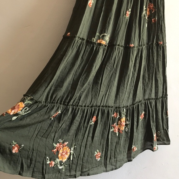. Anthropologie fig and flower Boho Maxi Dress S - Picture 6 of 10